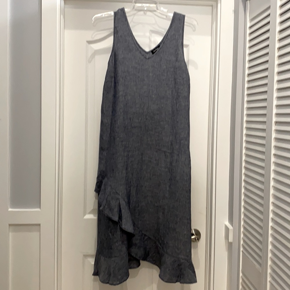 Lord & Taylor Linen Maxi Dress